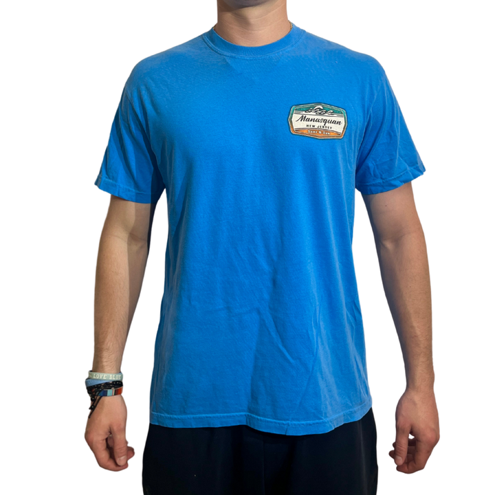 Blue Manasquan Wave Tee