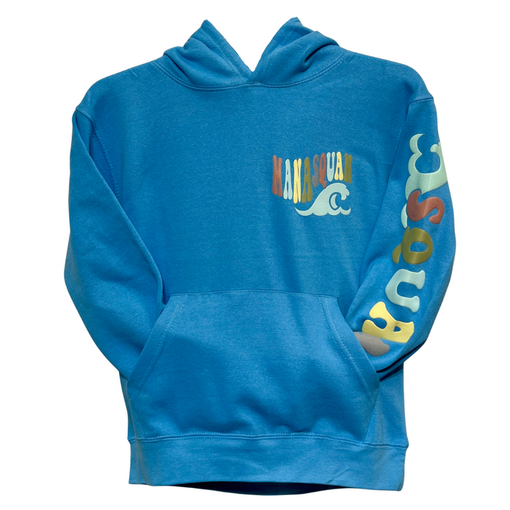 Blue Youth Catching Waves Hoodie