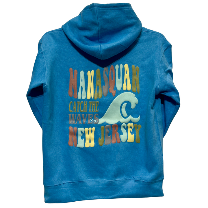 Blue Youth Catching Waves Hoodie