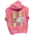 Pink Youth Catching Waves Hoodie