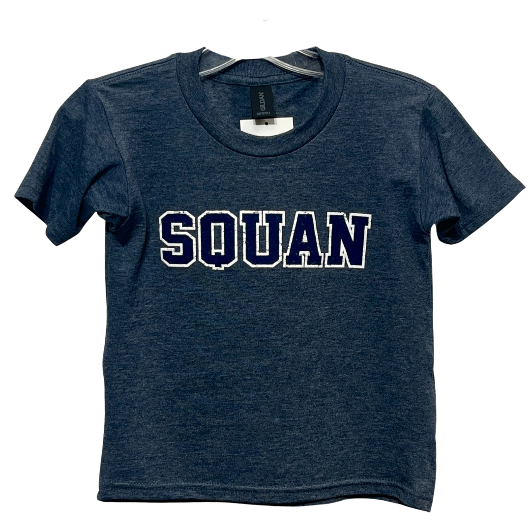 Navy Youth Squan Tee