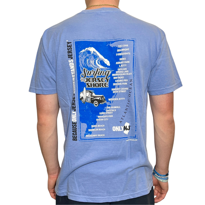 Surf Spots of Jersey Shore - Only NJ Tee