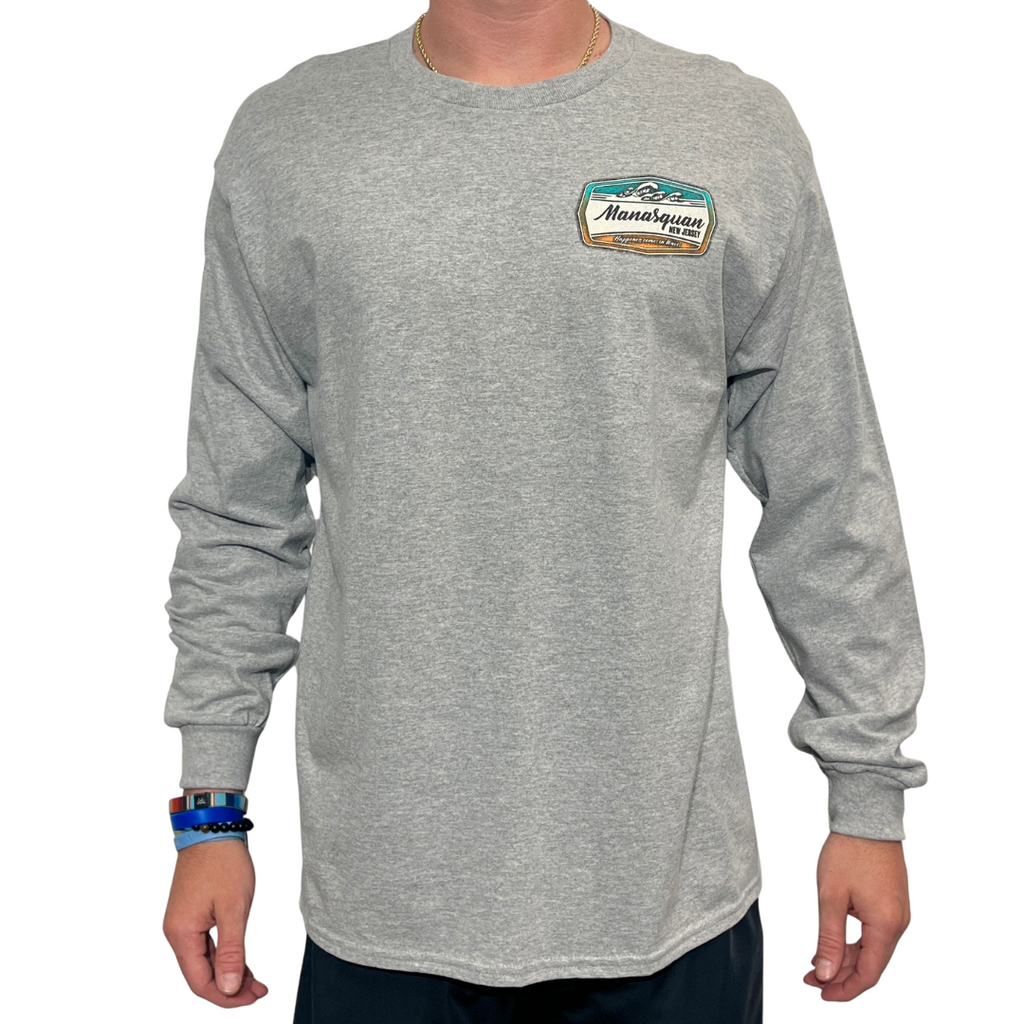Grey Wave Long Sleeve