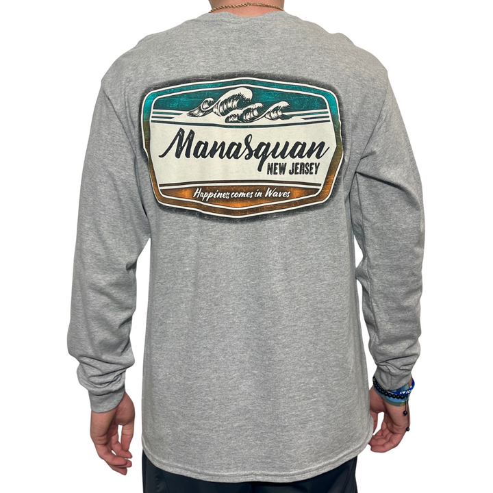 Grey Wave Long Sleeve