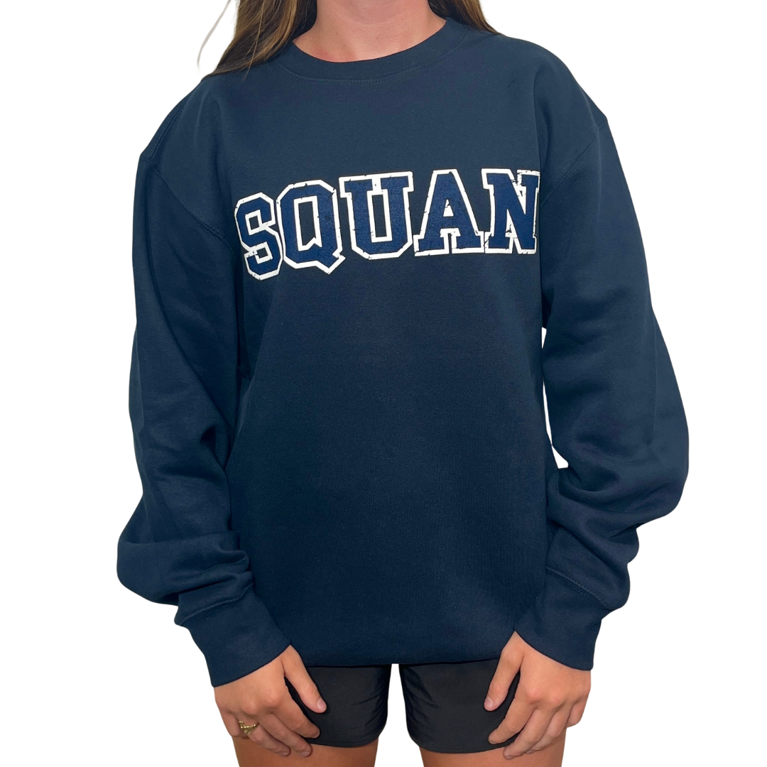 Navy Unisex Squan Crew