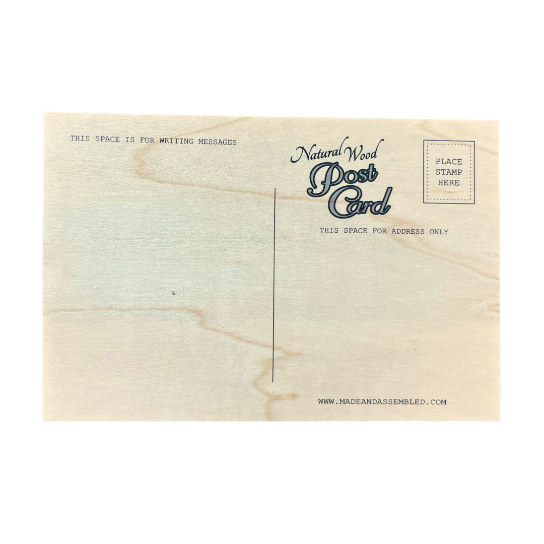 Manasquan Beach Badge Post Card