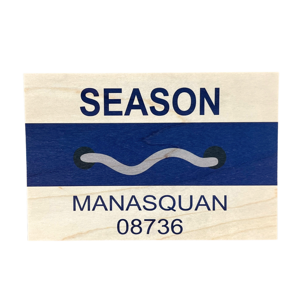 Manasquan Beach Badge Post Card
