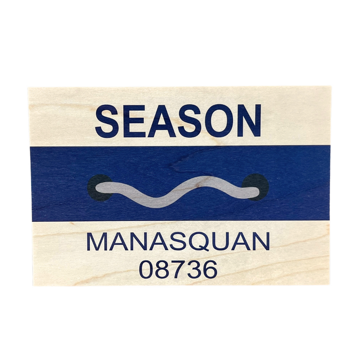 Manasquan Beach Badge Post Card