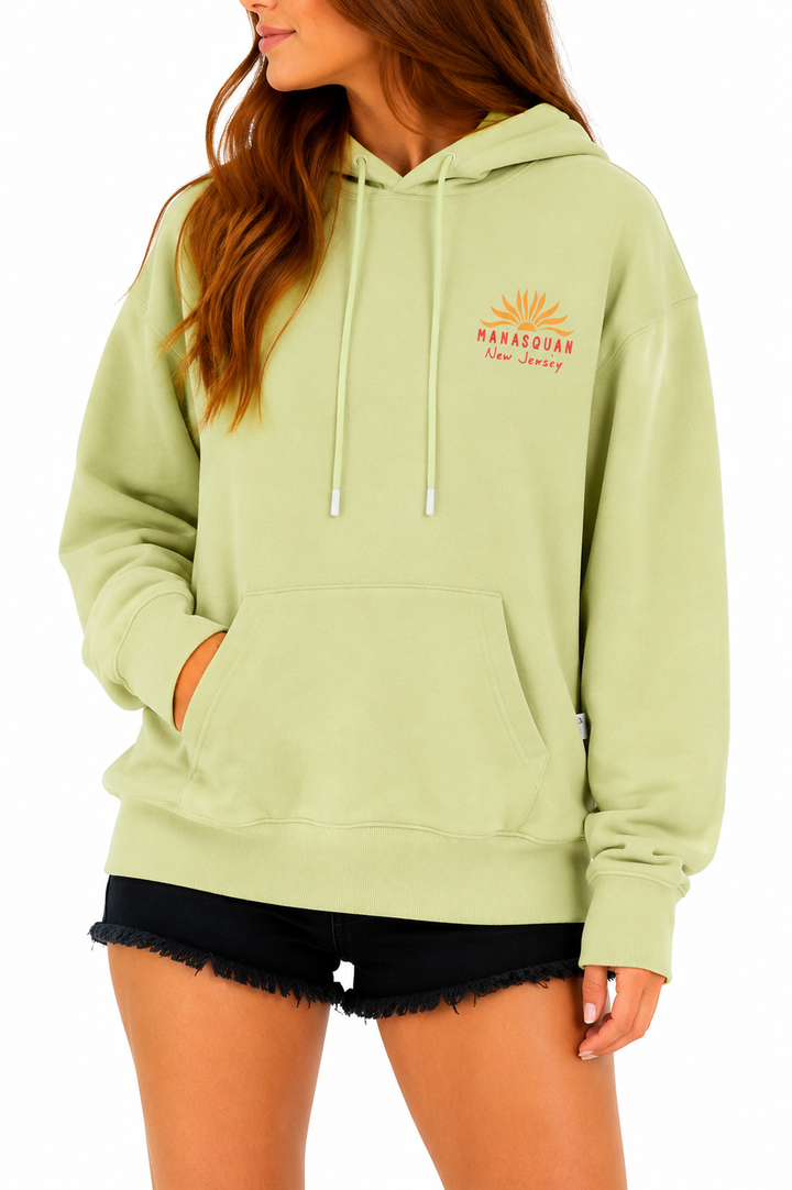 Apple Green Forever Chasing Sunsets Hoodie
