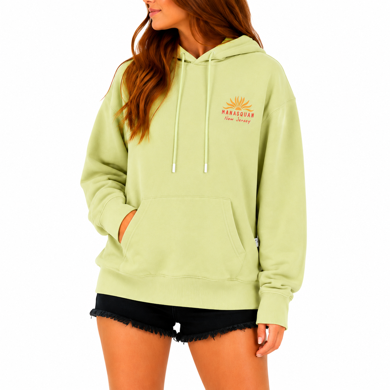 Apple Green Forever Chasing Sunsets Hoodie