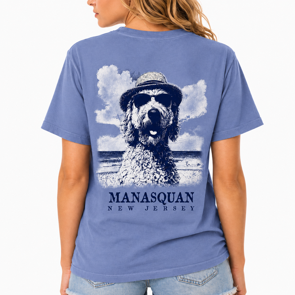 Blue Doodle Manasquan Tee