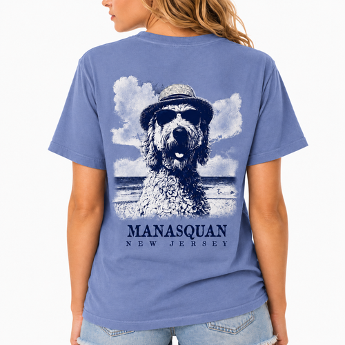 Blue Doodle Manasquan Tee