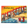 Greetings From Manasquan Wooden Postcard_Front
