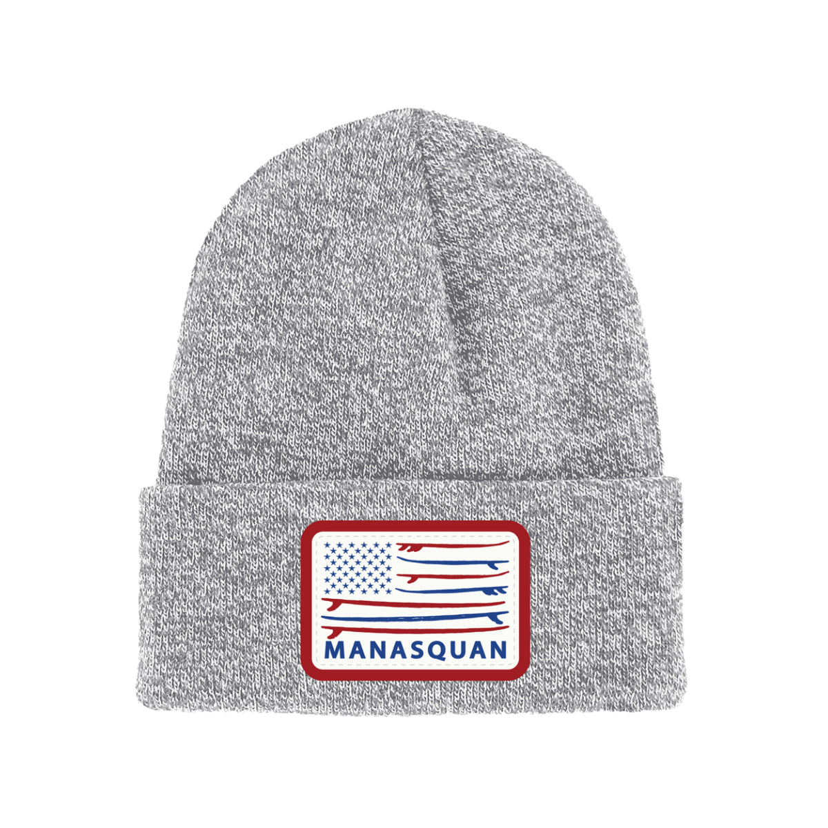 Grey Marled Manasquan Cuff Beanie