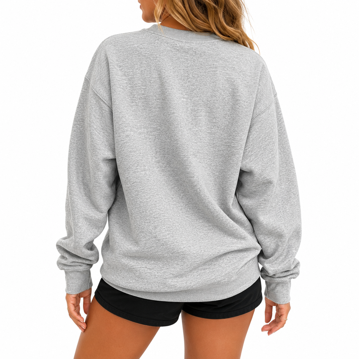 Grey Squan Crew Sweatshirt