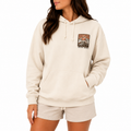 Surf & Sun Ivory Grunge Hoodie