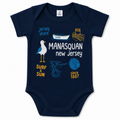 Navy Manasquan Onesie