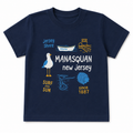 Navy Manasquan Tee