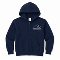 Navy Manasquan Zipper Hoodie