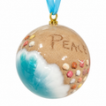 Peace Beach Christmas Ornament