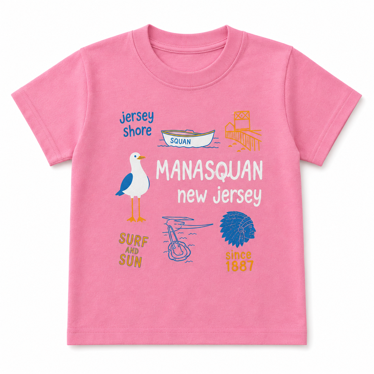 Pink Manasquan Tee