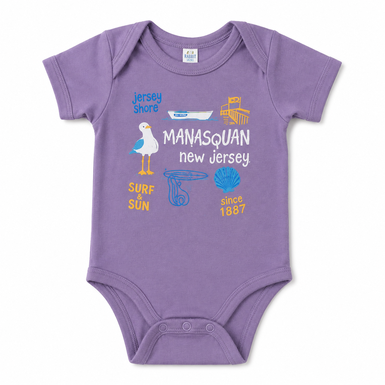 Purple Manasquan Onesie