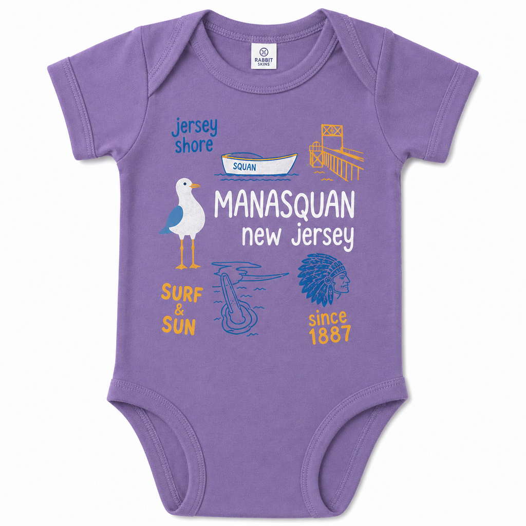 Purple Manasquan Onesie