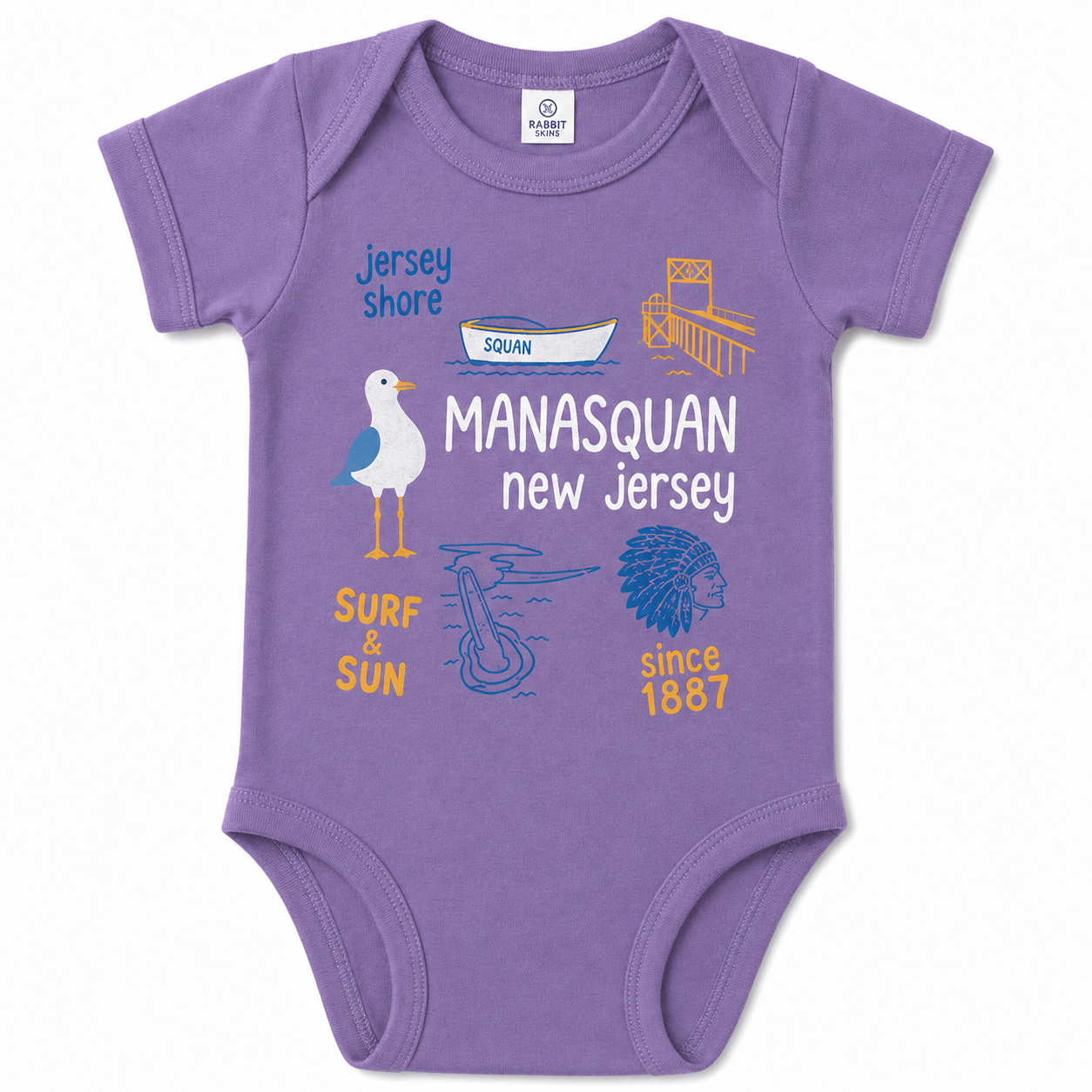 Purple Manasquan Onesie