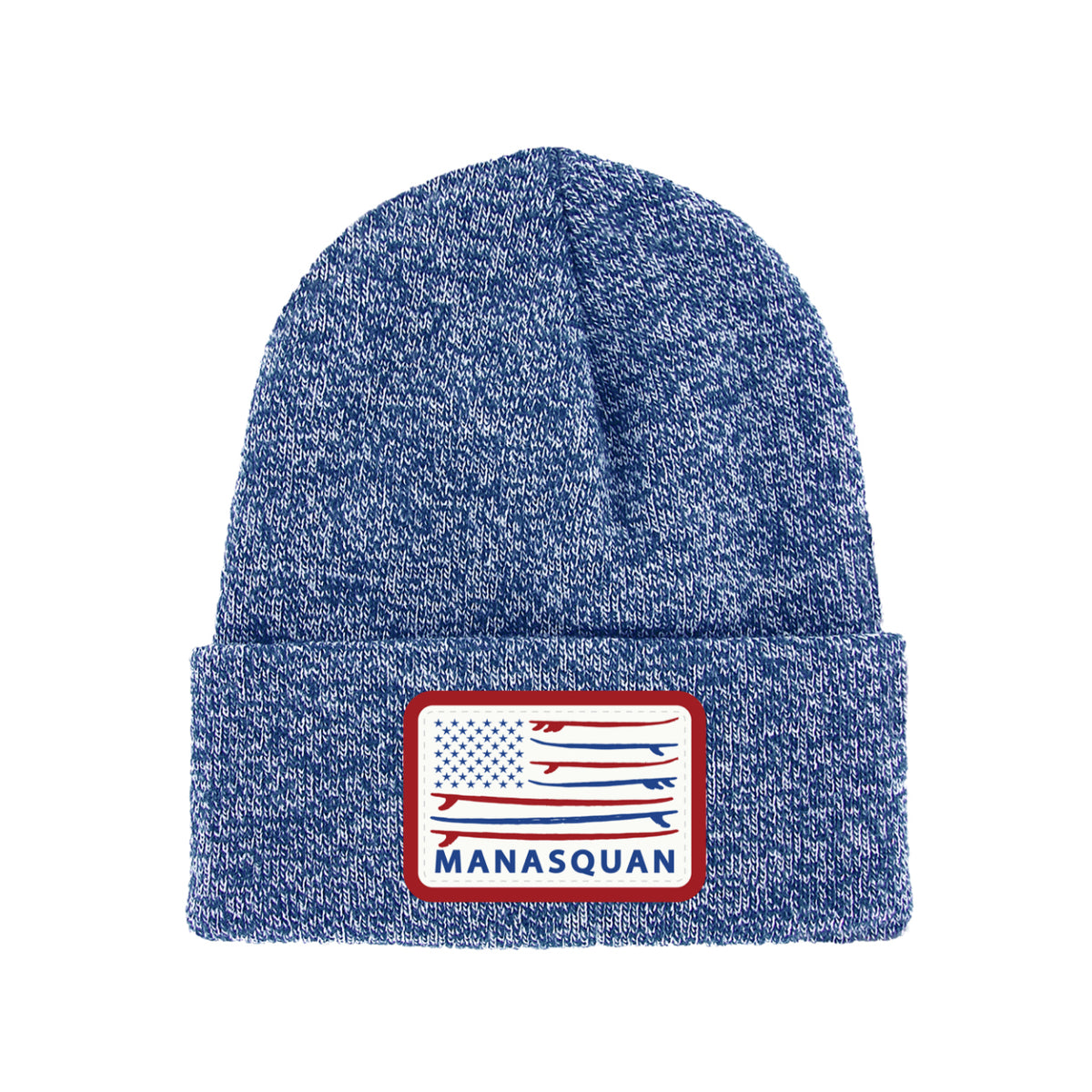 Royal Blue Marled Manasquan Cuff Beanie
