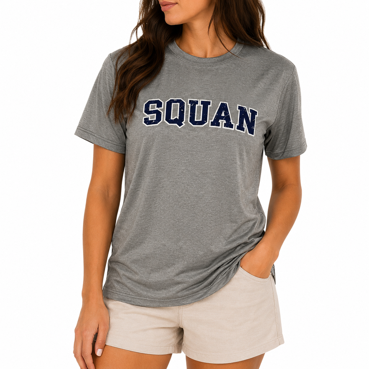 Sport Grey Soft Style Squan Tee