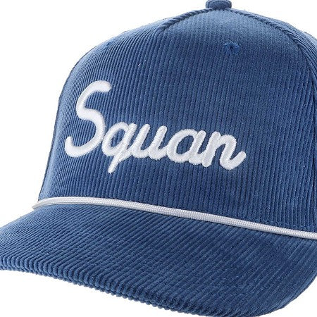Ocean Blue Corduroy SQUAN Rope Hat